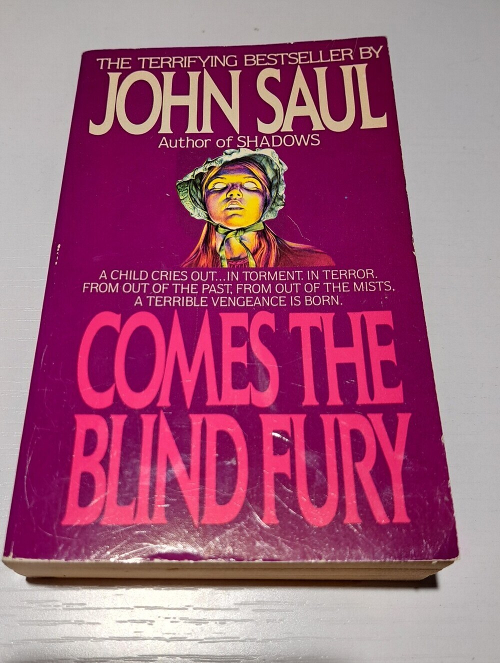 Comes the Blind Fury by John Saul Book